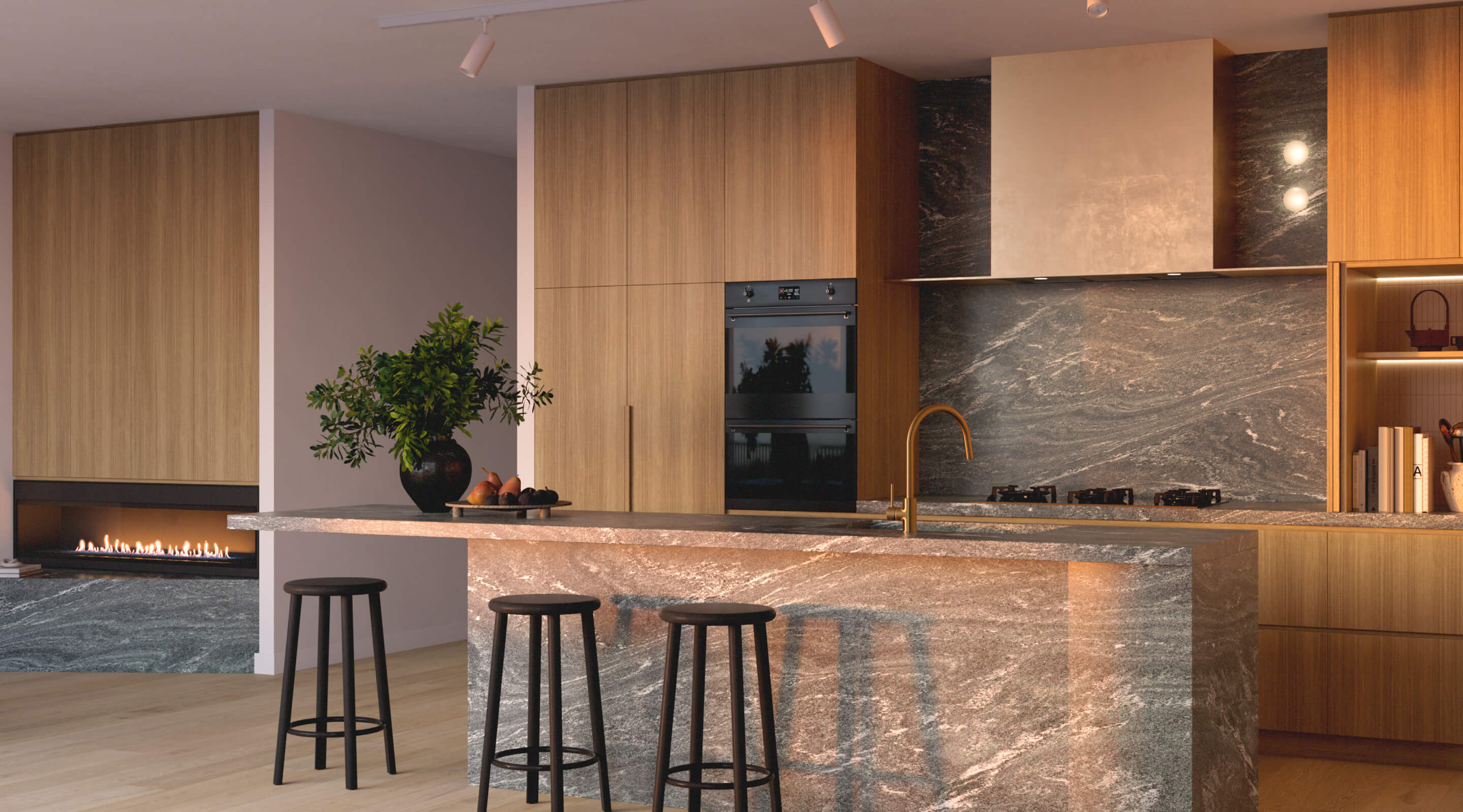 Penthouse Apartment Kitchen - Artist's Impression